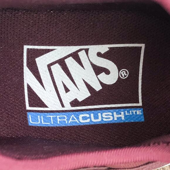 Vans Ultrarange Gore Slip On Ultracush Lite Trainer Shoe Size 7.5 Red Purple - Picture 11 of 14